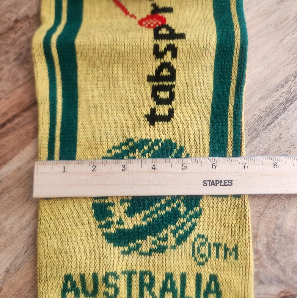 Australia Tab Sports Bet Scarf - Green and Yellow